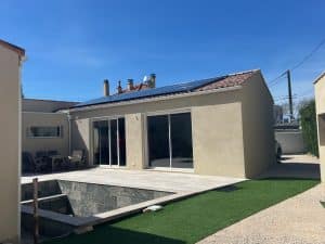 chantier Martigues solaires panneaux